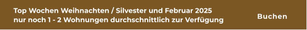 Top Wochen Weihnachten / Silvester und Februar 2025 nur noch 1 - 2 Wohnungen durchschnittlich zur Verfügung  Buchen